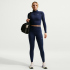 NIKE One High-Waist Leggings Damen 013 - black/white XS