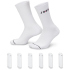 6er Pack NIKE Jordan Everyday Crew-Socken 100 - white/gym...