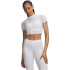 UNDER ARMOUR HeatGear Elite Cropped Mock kurzarm...