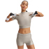 UNDER ARMOUR HeatGear Cropped Mock kurzarm Funktionsshirt...