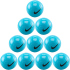 10er Ballpaket NIKE Pitch Team Fußball Freizeitball...