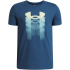 UNDER ARMOUR Logo Blur T-Shirt Jungen 100 - white/red S...