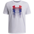 UNDER ARMOUR Logo Blur T-Shirt Jungen 100 - white/red S...