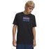 UNDER ARMOUR Block Logo T-Shirt Herren 001 - black/purple...