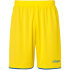 uhlsport Club Fußball Shorts bordeaux/fluo gelb S