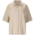 nou Natasha kurzarm Leinenbluse Damen 1308 - nou sand 36