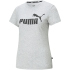 PUMA Essentials Logo T-Shirt Damen 04 - light gray...