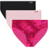 3er Pack UNDER ARMOUR Pure Stretch No-Show Print Bikini...
