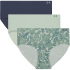 3er Pack UNDER ARMOUR Pure Stretch No-Show Print Hipster...