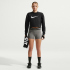 NIKE Pro Mid-Waist kurze Leggings Damen 010 - black/white...