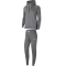 charcoal heathr/white/white