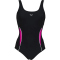 black/rose violet/white