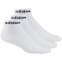 3er Pack adidas Non-Cushioned Ankle Socken white/black 37-39