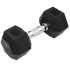 TRENDY SPORT Hex Dumbbell Hantel sechseckig schwarz 1 kg