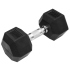 TRENDY SPORT Hex Dumbbell Hantel sechseckig schwarz 1 kg