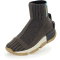 brown melange/light blue