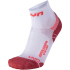 UYN Run Superleggera Laufsocken Damen silver/coral 35-36