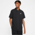 NIKE Sportswear Poloshirt Herren black/white L
