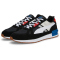 puma black/puma white/vaporous gray/burnt red/lake blue
