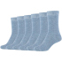 6er Pack camano Silky Feeling Crew Socken Damen 0001 -...