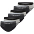 6er Pack camano Comfort Slips Herren 0801 - black grey...