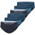6er Pack camano Comfort Slips Herren 0801 - black grey...