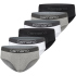 6er Pack camano Comfort Slips Herren 0801 - black grey...