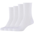 4er Pack camano Cotton Fine Rolled Cuff Socken Damen...