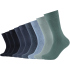 9er Pack camano Comfort Baumwoll Crew Socken 9703 - dark...