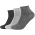 3er Pack camano Soft Quarter Socken 7714 - desert sage 39-42
