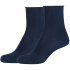2er Pack camano Cotton Fine Rolled Cuff Socken Damen...