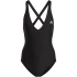adidas 3-Streifen Badeanzug Damen 095A - black/white 30