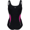 581 - black-rose violet-wh