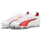 01 - puma white/puma black/fire orchid