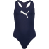 PUMA Swim Racerback Badeanzug Mädchen 01 - navy 116