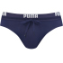 PUMA Swim Logo Brief Badehose Herren 01 - navy XS