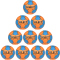orange/blau