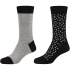 2er Pack camano Soft Wild Dots Crew Socken Damen 4898 -...