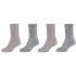 4er Pack camano Cosy Feather Popcorn Crew Socken Damen...
