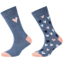 2er Pack camano Soft Bio-Baumwoll Crew Socken Kinder 5500...
