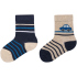 2er Pack camano Bio-Baumwoll Baby-Socken 5220 - placid...