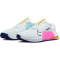 102 - white/white/deep royal blue/fierce pink