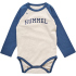 hummel hmlBLIXEN langarm Baby-Body 8141 - whitecap gray 62