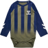 hummel hmlERHAN langarm Baby-Body 6002 - dusty olive 62