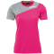 magenta/dark grau melange