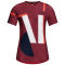 865 - dark red/geometrics