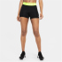 NIKE Pro 3" Tights Shorts Damen 010 - black/white XS