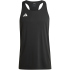 adidas Adizero Essentials Lauf-Singlet Herren 001A - white S