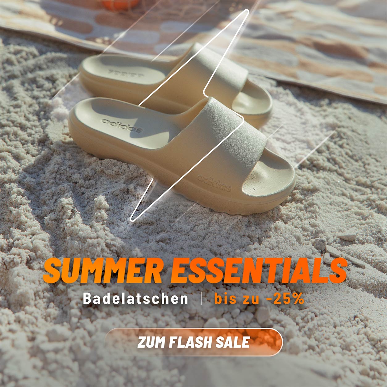Flash Sale: adidas Badelatschen jetzt zum Sommerpreis